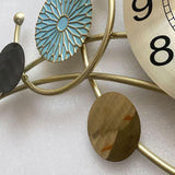 Maxbell Large Wall Clock Circular Decorative Wall Clocks for Hotel Home Wall Decor