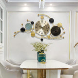 Maxbell Large Wall Clock Circular Decorative Wall Clocks for Hotel Home Wall Decor