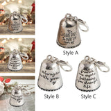 Maxbell Hanging Blessing Bell Ornaments Purse with Buckle Home Animals Supplies Bag Style A