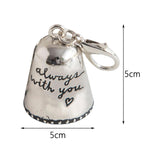 Maxbell Hanging Blessing Bell Ornaments Purse with Buckle Home Animals Supplies Bag Style B