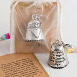 Maxbell Hanging Blessing Bell Ornaments Purse with Buckle Home Animals Supplies Bag Style C