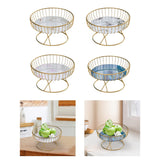 Maxbell Fruit Basket Table Centerpiece for Household Garden Dining Table Living Room White Aureate