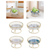 Maxbell Fruit Basket Table Centerpiece for Household Garden Dining Table Living Room White Aureate