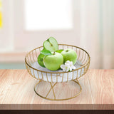Maxbell Fruit Basket Table Centerpiece for Household Garden Dining Table Living Room White Aureate
