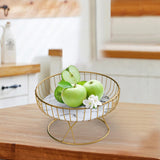 Maxbell Fruit Basket Table Centerpiece for Household Garden Dining Table Living Room White Black