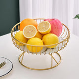 Maxbell Fruit Basket Table Centerpiece for Household Garden Dining Table Living Room White Black