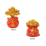Maxbell Fortune Miniature Statue Collectible Treasure Pocket Sculpture for Cabinet StyleA