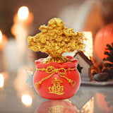 Maxbell Fortune Miniature Statue Collectible Treasure Pocket Sculpture for Cabinet StyleA