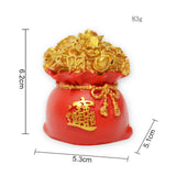 Maxbell Fortune Miniature Statue Collectible Treasure Pocket Sculpture for Cabinet StyleC