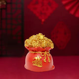 Maxbell Fortune Miniature Statue Collectible Treasure Pocket Sculpture for Cabinet StyleC