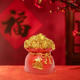 Maxbell Fortune Miniature Statue Collectible Treasure Pocket Sculpture for Cabinet StyleC