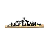 Maxbell Metal Nativity Scene Sets Sculptures for Living Room Office Decoration 16CM