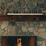 Maxbell Metal Nativity Scene Sets Sculptures for Living Room Office Decoration 30CM