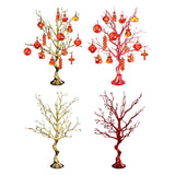 Maxbell Chinese New Year Decoration Artificial Bonsai Charm Pendants Home Decor with Pendant Aureate