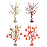 Maxbell Chinese New Year Decoration Artificial Bonsai Charm Pendants Home Decor with Pendant Aureate