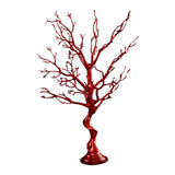 Maxbell Chinese New Year Decoration Artificial Bonsai Charm Pendants Home Decor Only Tree Red