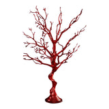 Maxbell Chinese New Year Decoration Artificial Bonsai Charm Pendants Home Decor Only Tree Red