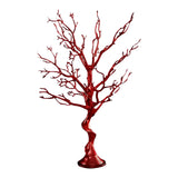 Maxbell Chinese New Year Decoration Artificial Bonsai Charm Pendants Home Decor Only Tree Red