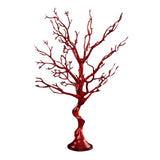 Maxbell Chinese New Year Decoration Artificial Bonsai Charm Pendants Home Decor Only Tree Red