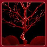 Maxbell Chinese New Year Decoration Artificial Bonsai Charm Pendants Home Decor Only Tree Red