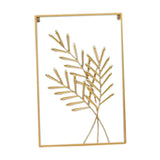 Maxbell Leaves Wall Sculpture Art Hanging Decorative Crafts Ornament for Bedroom Wheat Ear
