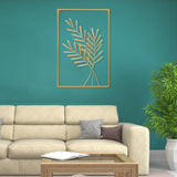 Maxbell Leaves Wall Sculpture Art Hanging Decorative Crafts Ornament for Bedroom Wheat Ear