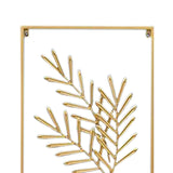 Maxbell Leaves Wall Sculpture Art Hanging Decorative Crafts Ornament for Bedroom Wheat Ear