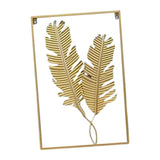 Maxbell Leaves Wall Sculpture Art Hanging Decorative Crafts Ornament for Bedroom Banana Leaf