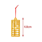 Maxbell Chinese New Year Decorations Pendant for Potted Plants Indoor Outdoor Decor Abacus 10pcs
