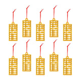 Maxbell Chinese New Year Decorations Pendant for Potted Plants Indoor Outdoor Decor Abacus 10pcs