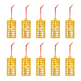 Maxbell Chinese New Year Decorations Pendant for Potted Plants Indoor Outdoor Decor Abacus 10pcs