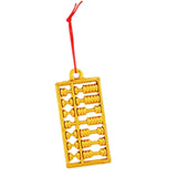 Maxbell Chinese New Year Decorations Pendant for Potted Plants Indoor Outdoor Decor Abacus 10pcs
