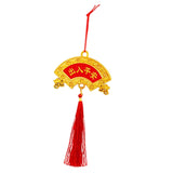 Maxbell Chinese New Year Decorations Pendant for Potted Plants Indoor Outdoor Decor Peach Trip 6pcs