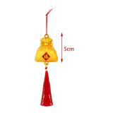 Maxbell Chinese New Year Decorations Pendant for Potted Plants Indoor Outdoor Decor Purse 6pcs