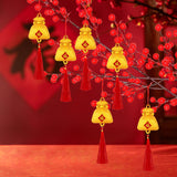 Maxbell Chinese New Year Decorations Pendant for Potted Plants Indoor Outdoor Decor Purse 6pcs