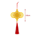 Maxbell Chinese New Year Decorations Pendant for Potted Plants Indoor Outdoor Decor Chinese knot 6pcs