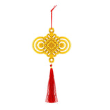 Maxbell Chinese New Year Decorations Pendant for Potted Plants Indoor Outdoor Decor Chinese knot 6pcs