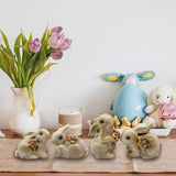 Maxbell 4 Pieces Ceramic Rabbit Figurine Statue Modern Collection for Party Tabletop