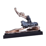 Maxbell European Style Ballet Dancer Figurine Gift Resin for Entrance Shelf Garden A