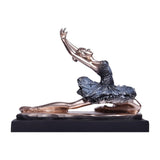 Maxbell European Style Ballet Dancer Figurine Gift Resin for Entrance Shelf Garden A