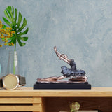 Maxbell European Style Ballet Dancer Figurine Gift Resin for Entrance Shelf Garden A