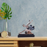 Maxbell European Style Ballet Dancer Figurine Gift Resin for Entrance Shelf Garden B