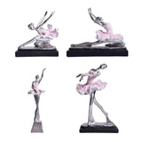 Maxbell Ballet Dancer Sculpture Ornament Artwork Collectiom for Table Living Room A