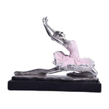 Maxbell Ballet Dancer Sculpture Ornament Artwork Collectiom for Table Living Room A