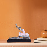 Maxbell Ballet Dancer Sculpture Ornament Artwork Collectiom for Table Living Room A