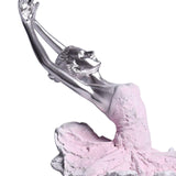 Maxbell Ballet Dancer Sculpture Ornament Artwork Collectiom for Table Living Room A