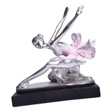 Maxbell Ballet Dancer Sculpture Ornament Artwork Collectiom for Table Living Room B
