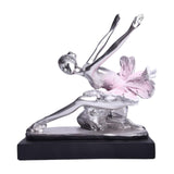 Maxbell Ballet Dancer Sculpture Ornament Artwork Collectiom for Table Living Room B