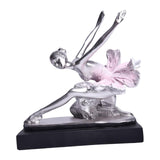 Maxbell Ballet Dancer Sculpture Ornament Artwork Collectiom for Table Living Room B