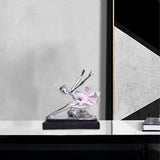 Maxbell Ballet Dancer Sculpture Ornament Artwork Collectiom for Table Living Room B